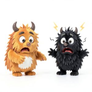 Big Feelings Monsters Book 3 Safety and Manners Print Replica-0