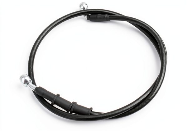 AN3 1/8 Inch Brake Line Black PVC/Steel 2400mm Fireyouracing-1