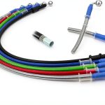 Fireyouracing Banjo Brake Line 1/8in 2400mm Black PVC Steel-0