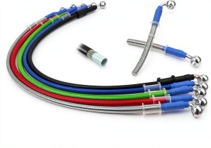AN3 1/8 Inch Brake Line Black PVC/Steel 2400mm Fireyouracing-0