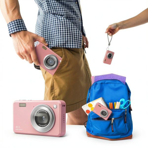 Yehtreh K500 48MP 16X Zoom Digital Camera Pink/Grayish Black-2