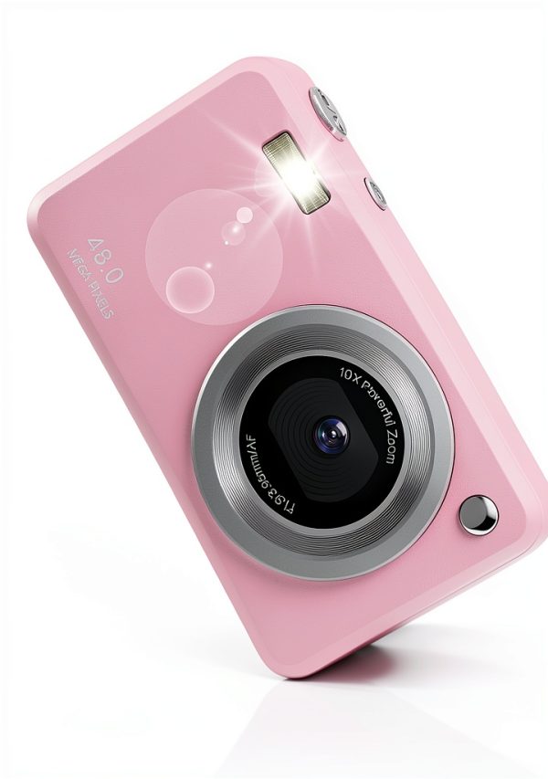 Yehtreh K500 48MP 16X Zoom Digital Camera Pink/Grayish Black-0