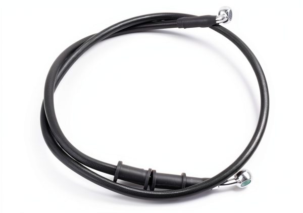 Fireyouracing Banjo Brake Line 1/8in 2400mm Black PVC Steel-2