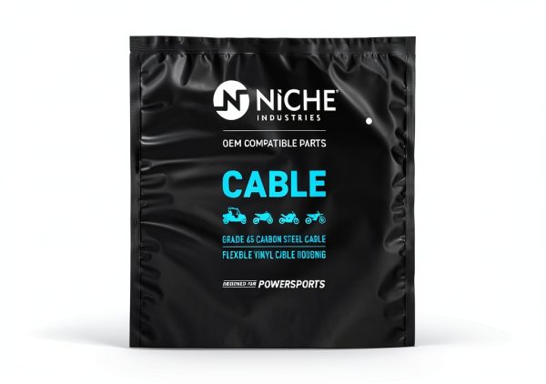 NICHE Steel Brake Cable 81.9in for Kawasaki & Suzuki DOT Certified-5