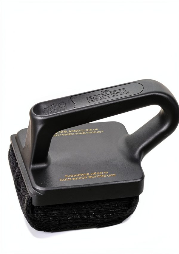Grill Brush Mr. Bar-B-Q Bristle Free Large Steam Clean Black-1