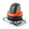 Cordless Electric Grill Brush Anysigma Replaceable Heads Red-3