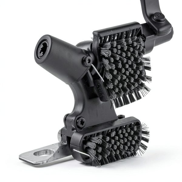 Electric Rotary Grill Brush YKYI 304 Stainless Steel 3‑Speed, Black-5