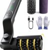 Electric Rotary Grill Brush YKYI 304 Stainless Steel 3‑Speed, Black-0