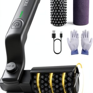 Electric Rotary Grill Brush YKYI 304 Stainless Steel 3‑Speed, Black-0