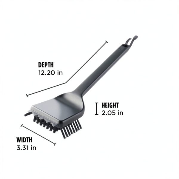 Ninja Woodfire Grill Brush - Non-Scratch Heat-Resistant Nylon - Black-2