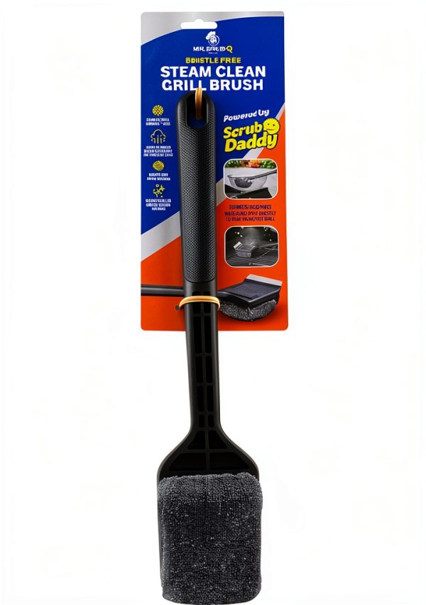 Mr. Bar-B-Q Steam Clean Grill Brush Powered by Scrub Daddy-0
